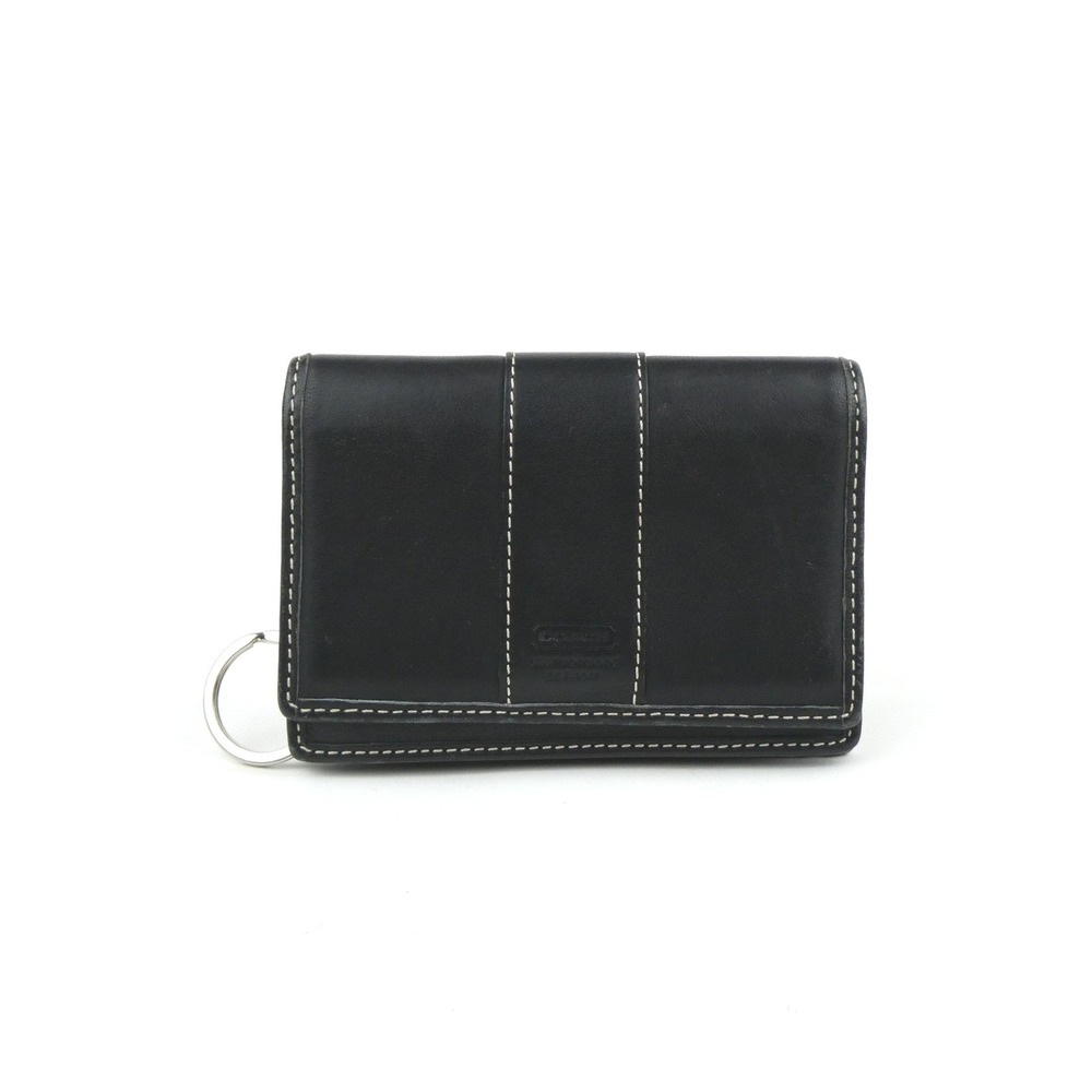 Coach Black Leatherware Bifold Wallet